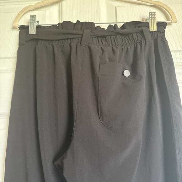 Athleta Skyline Pant II Sz‎ 8 Black Travel Jogger Work Athleisure Stretch - Picture 8 of 9